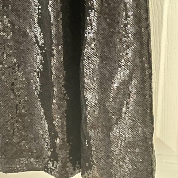 Gorgeous Vintage Galvan London Black Sequin Tie Front Jacket - Picture 6 of 6